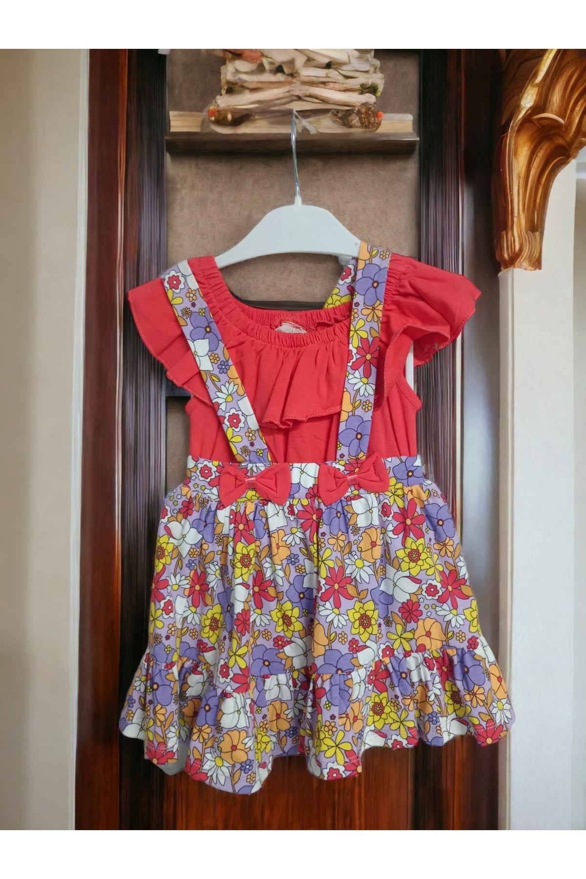 Flower Printed Slopet Dress