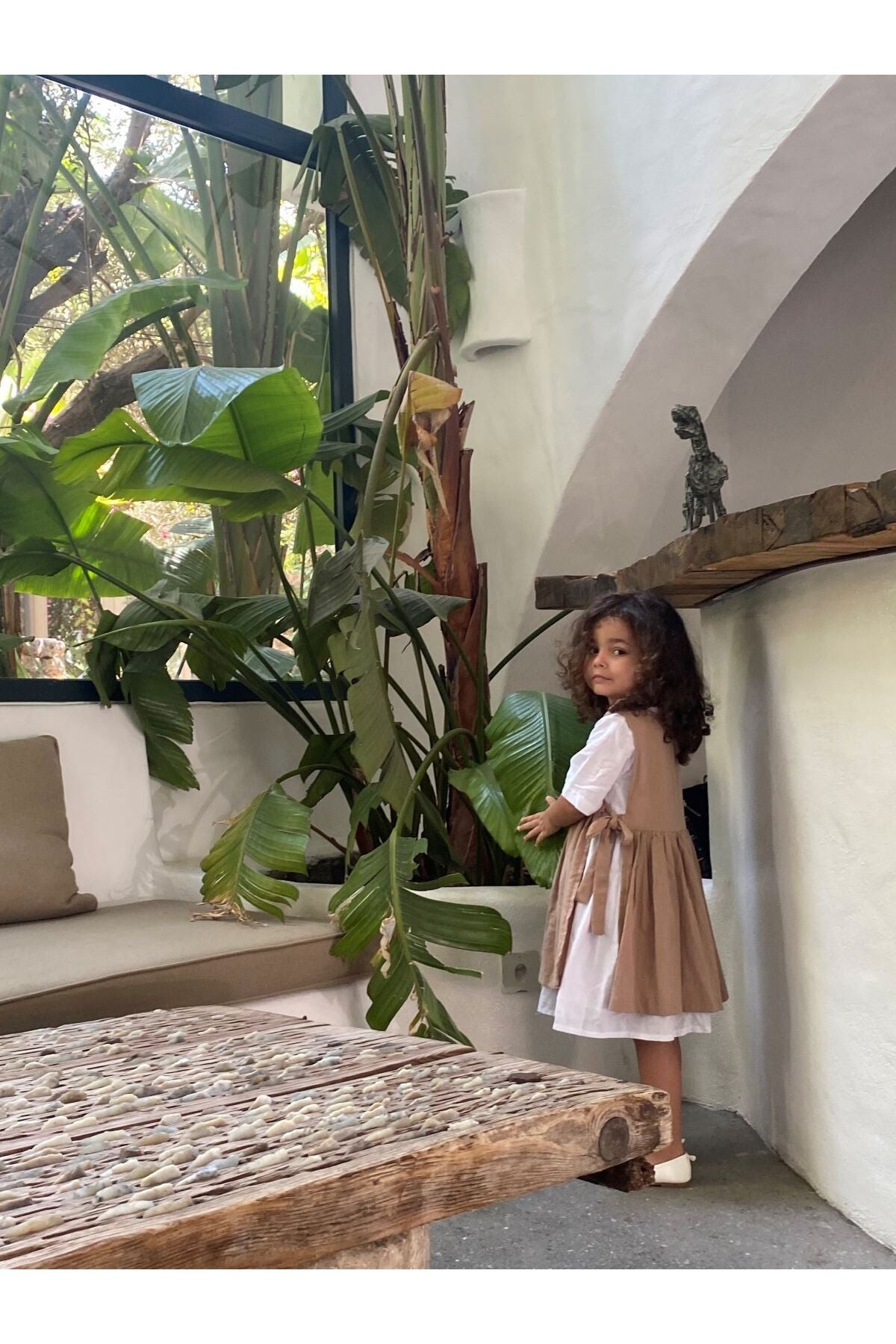 Girl'S Poor Sleeve Dress- Heidi