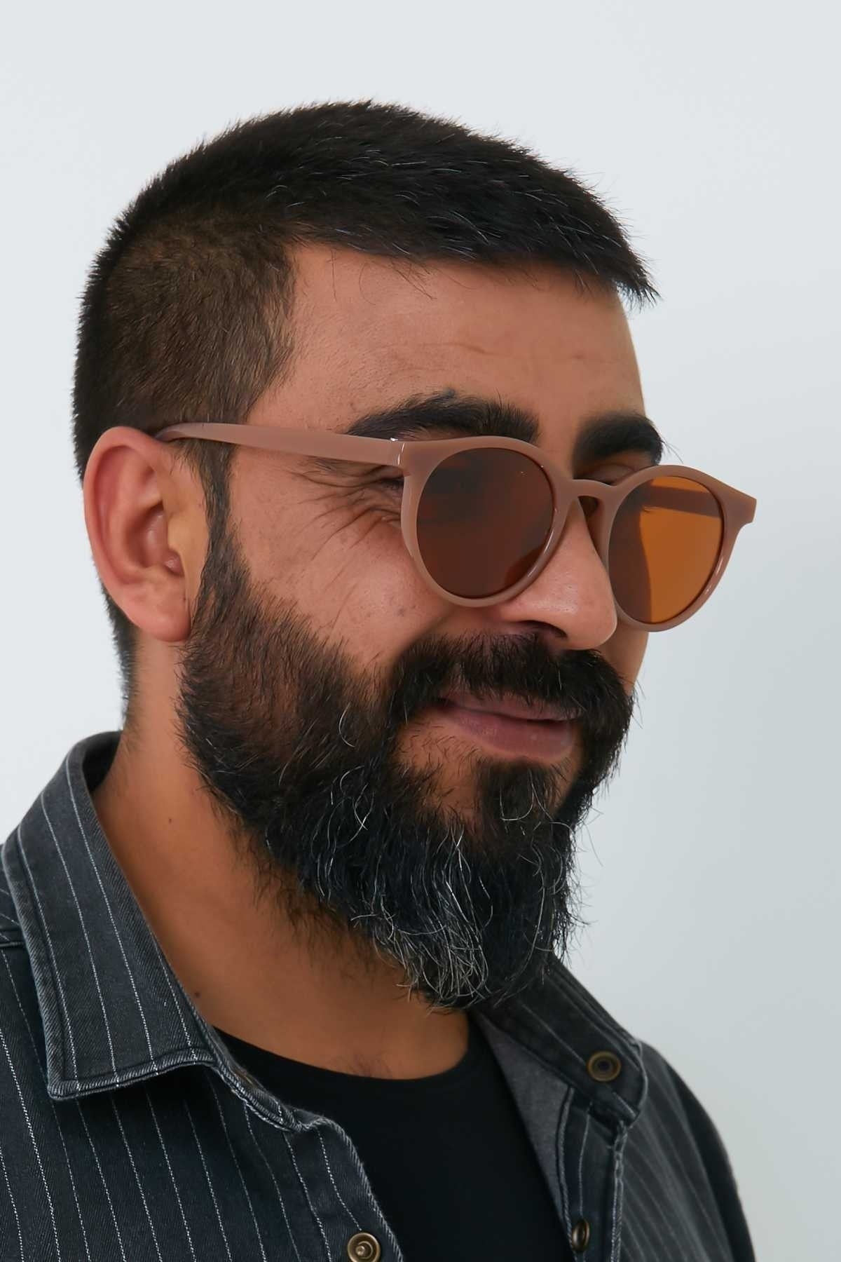 Brown Unisex Sunglasses