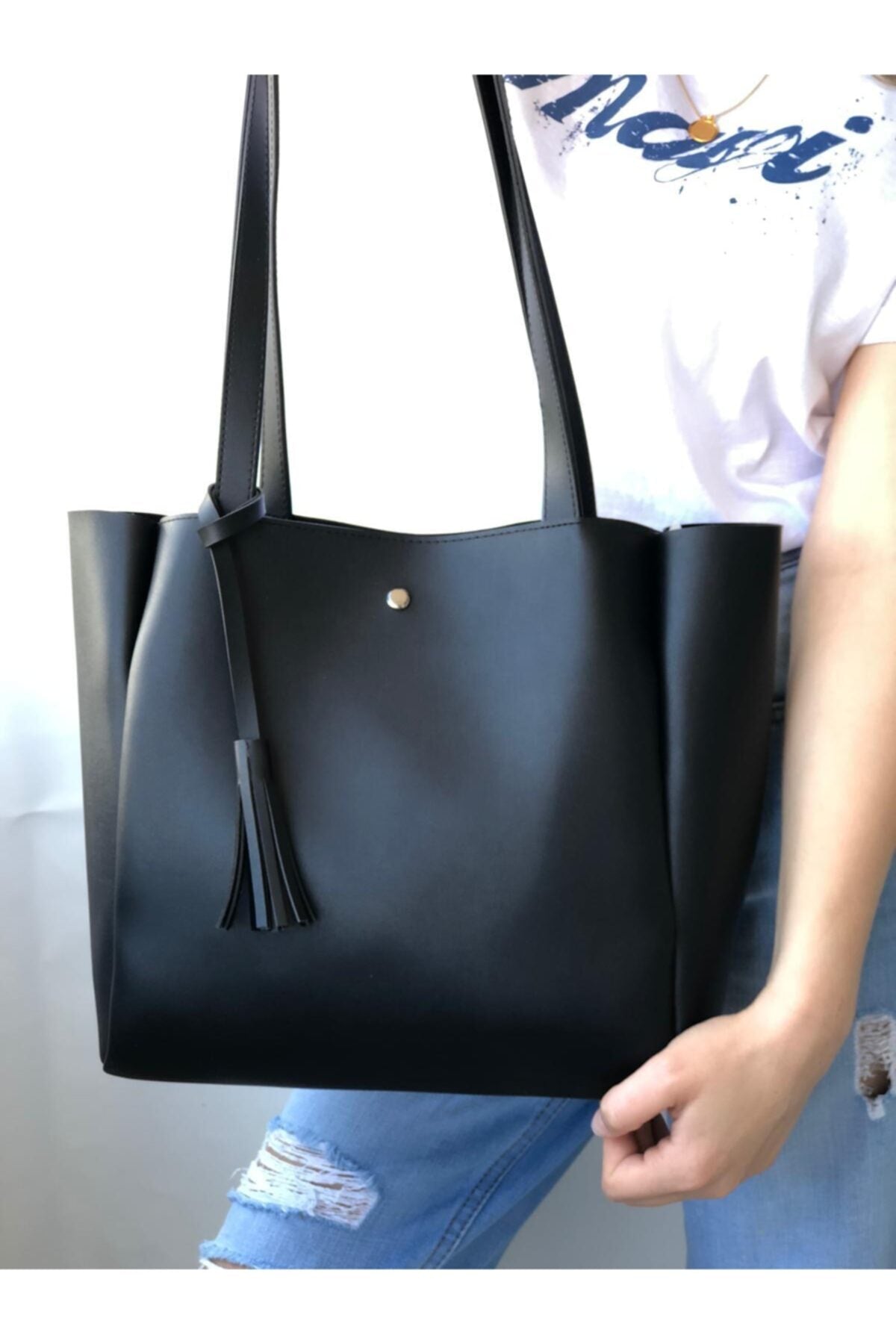 Black Women'S Shoulder Bag