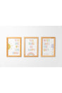 Triple Table Design, Decor, Kids Room, Baby Room, Colorful, Sun, Cloud, Rainbow, Framed - Swordslife