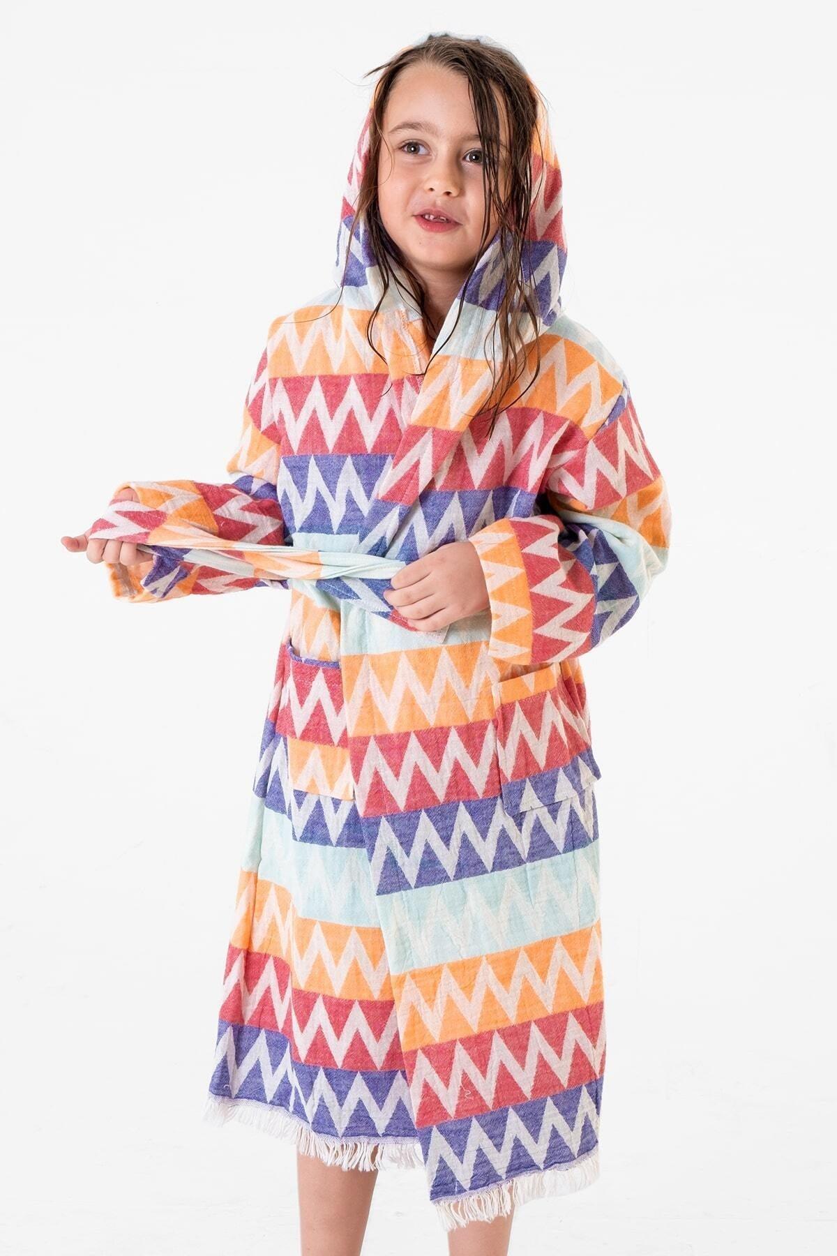 Child Loincloth Zigzag Bathrobe - Swordslife