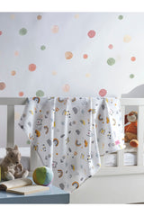Rainbow Multi-Purpose Muslin Blanket 80 X 90 Cm