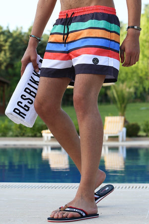 Men'S Black Sea Shorts 5072