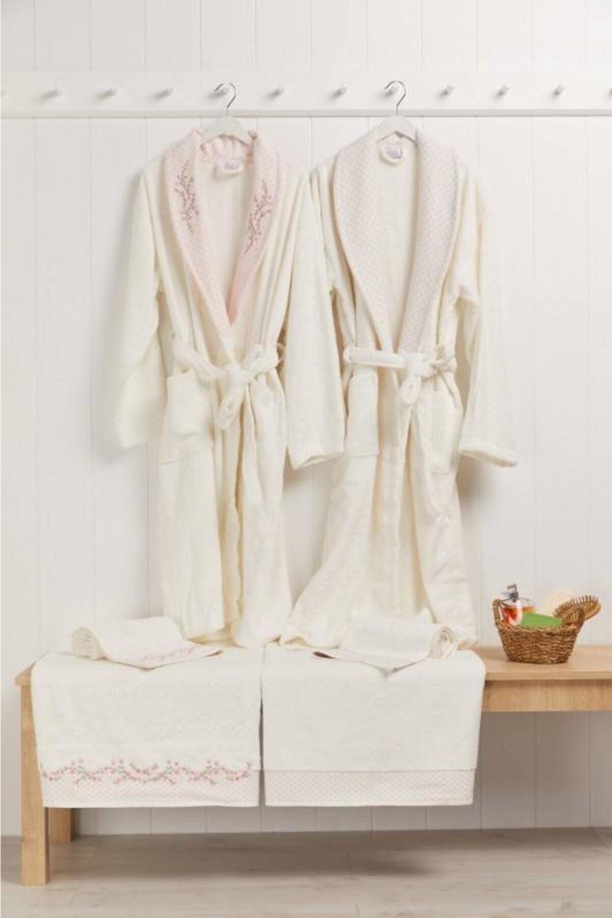 Bamboo Snap Piti Embroidered Bathrobe Set - Swordslife