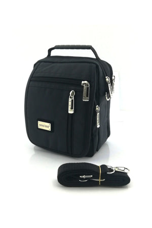 3460 Multi-Eyed Men'S Hand And Shoulder Bag Black