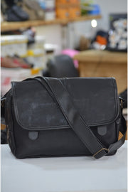 Handy Unisex Black Messenger Bag, Briefcase, Travel Bag With Zipper Cover