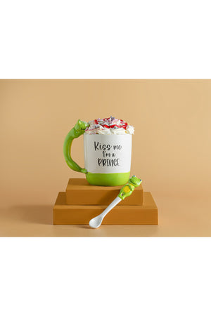 Popsy Frog Dolomite Mug 490 Ml Green