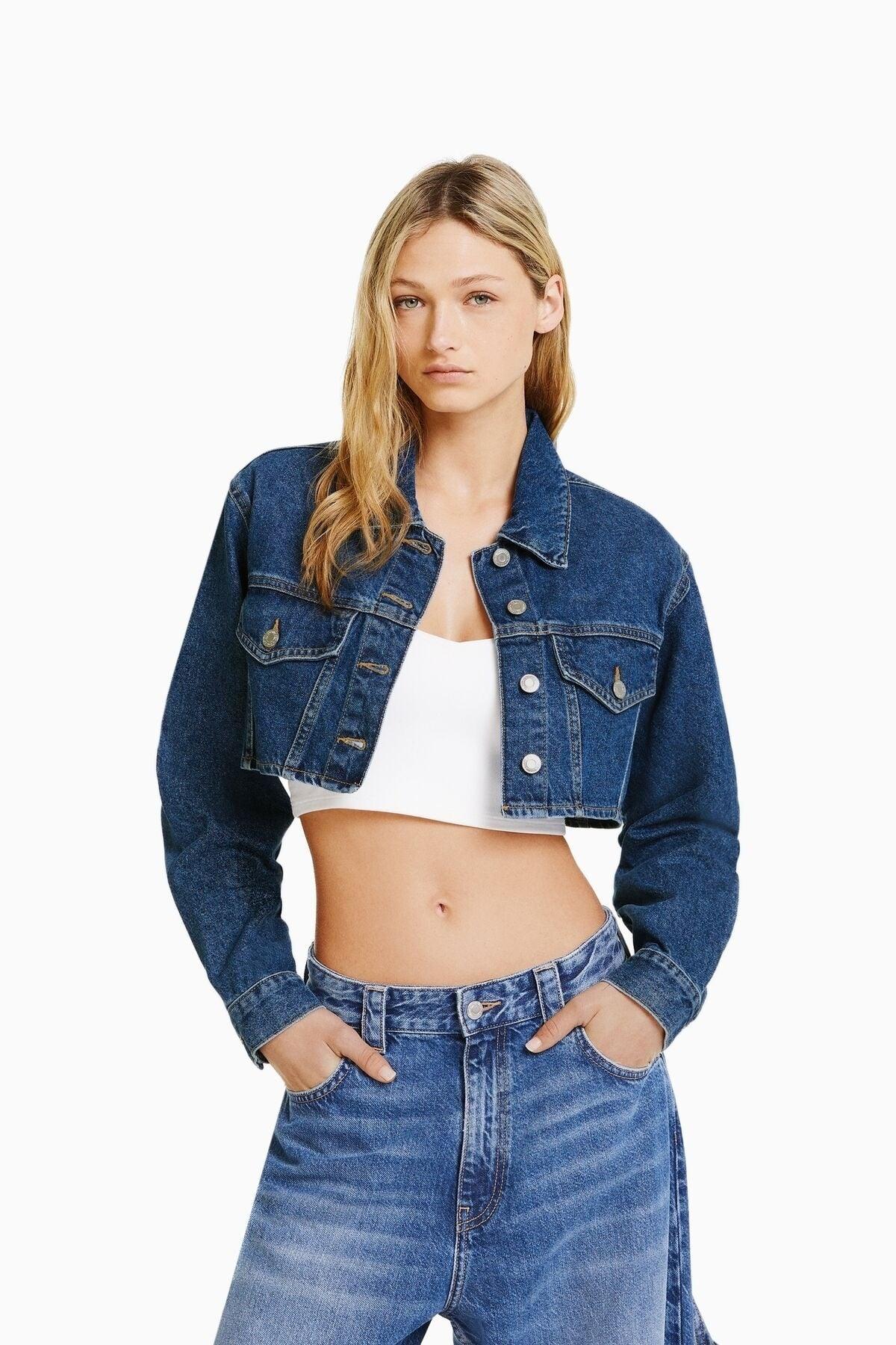 Cropped Denim Jacket - Swordslife