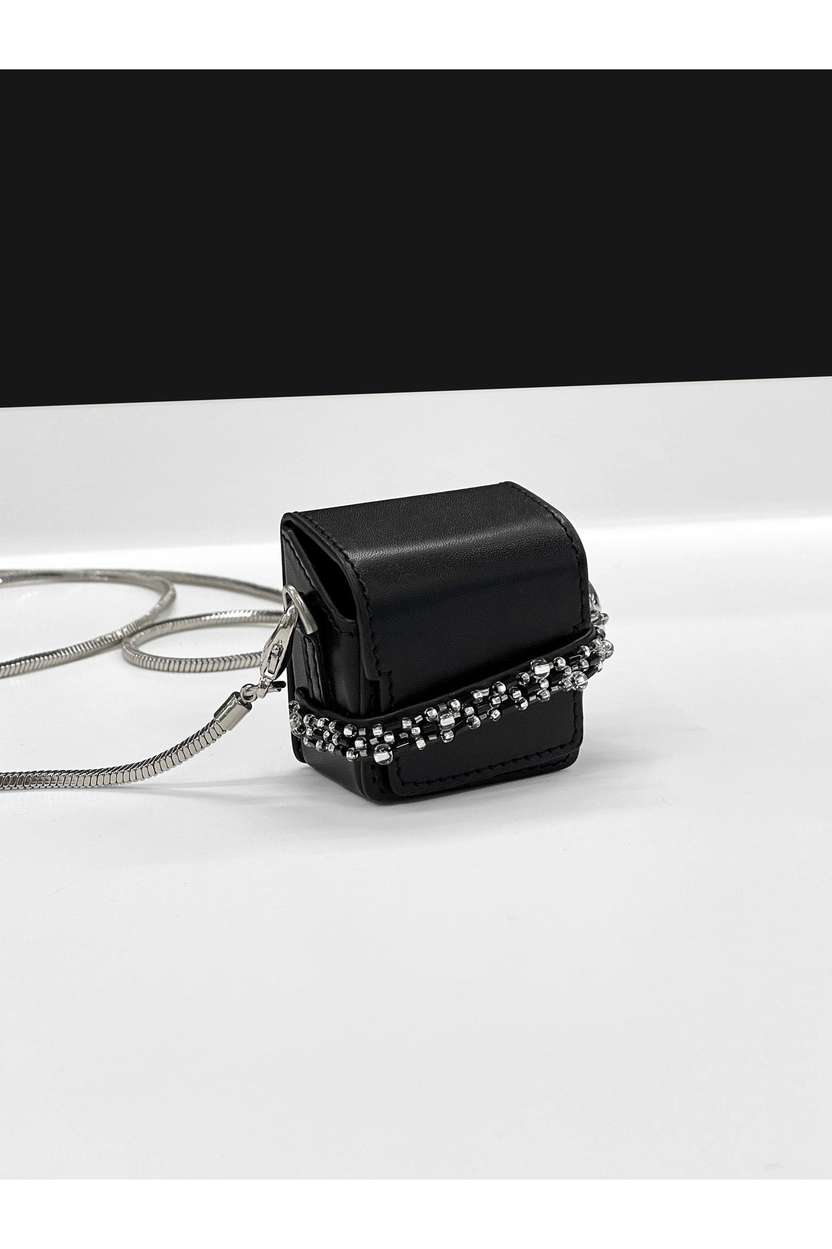 Micro Compatible Bag Black Embroidered Unisex