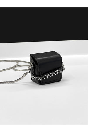 Micro Compatible Bag Black Embroidered Unisex