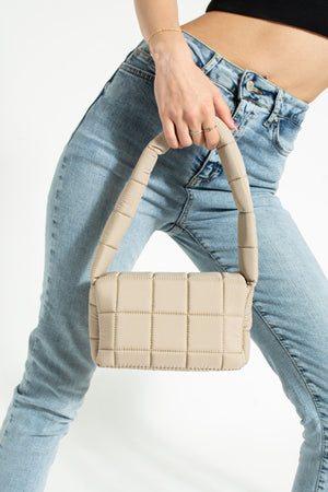 Puff Waterproof Fabric Cross Shoulder Bag Baguette Hand And Shoulder Bag