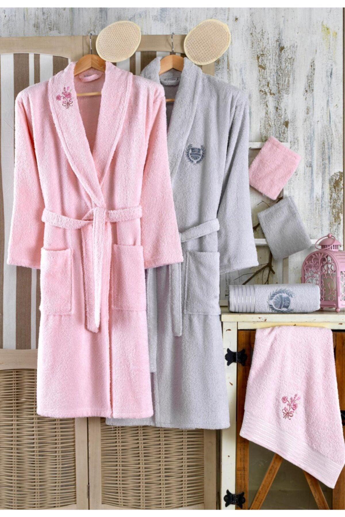 Dream 10 Piece Embroidered Bathrobe Set | Bathrobe Set | Dowry set - Swordslife