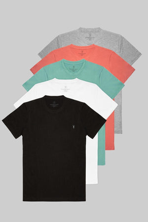 Standard Pattern Basic 5-Pack T-Shirt