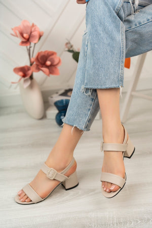 Women'S Casual Heeled Sandals