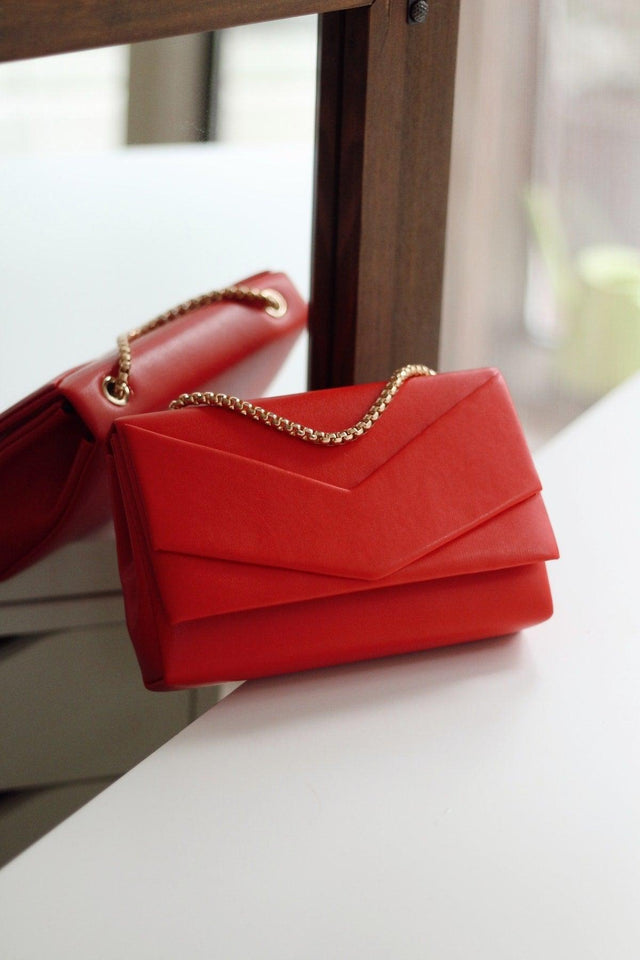 Women's Red Envelope Box Shoulder Bag - Swordslife