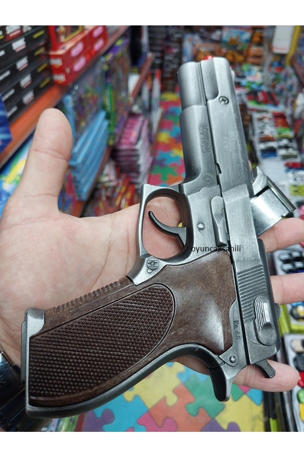Capsule Gun Diecast Ful Iron Toy Weapon 22.5 Cm