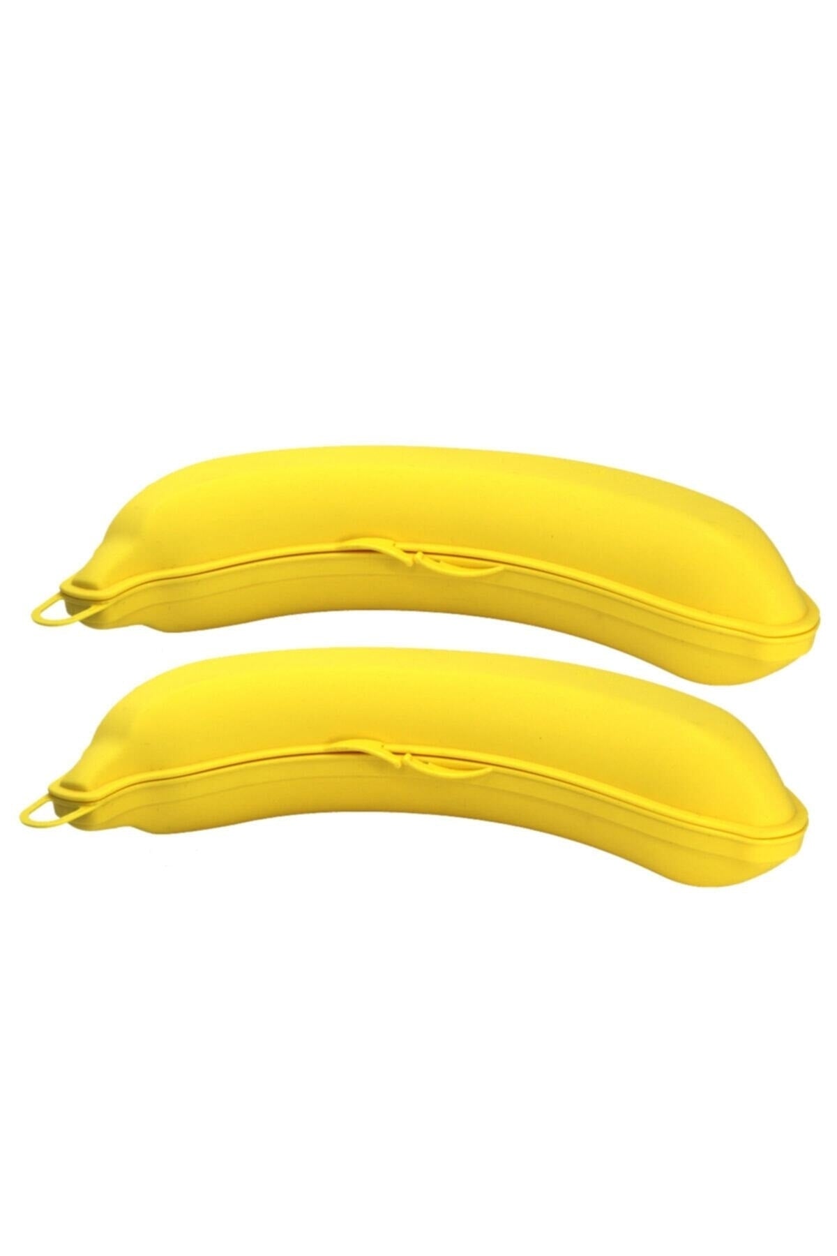 2-Piece Banana Shaped 500Ml Storage Container Nutrition Container Storage Box