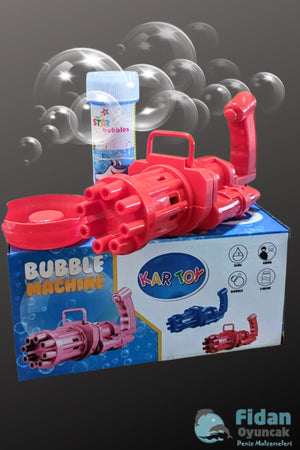 Battery Operated Foam Toy Bubble Foam Machine Gun Bubble Machine 50 Ml Bubble Liquid