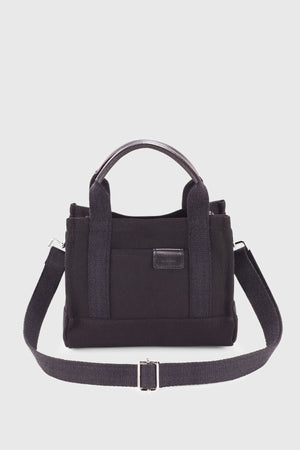 Women'S Black Canvas Tote Bag 232