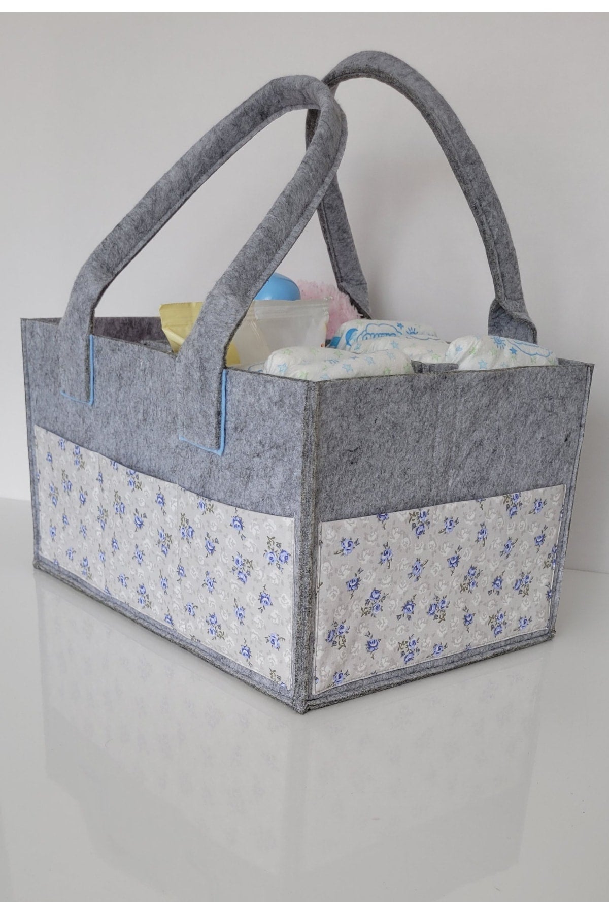 Handmade Multi-Purpose Felt Mother Baby Care And Organizer Bag Functional Organizer