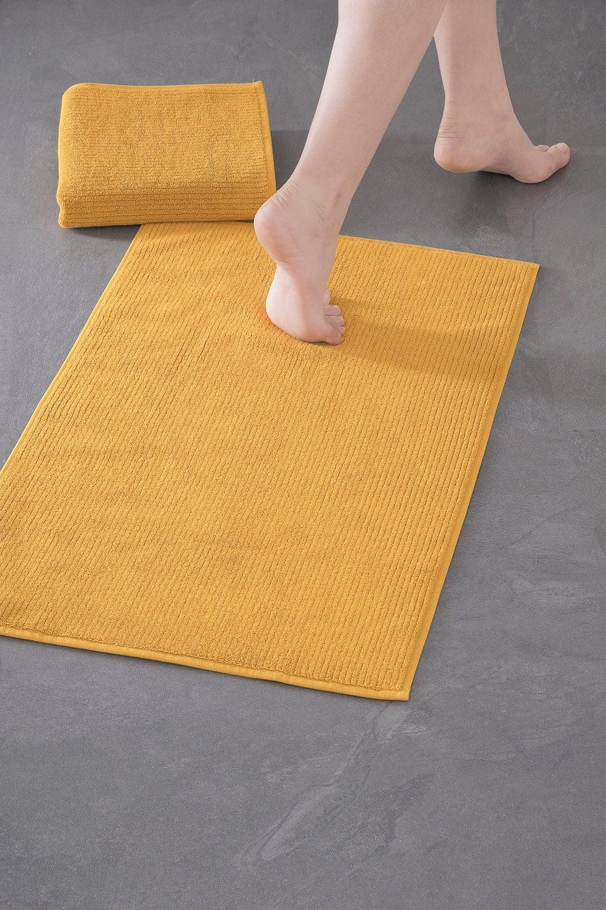 Pana Bathmat 101 - New Trend, 50x75cm. 2pcs. Premium Foot Towel / Bath Mat Set - Swordslife