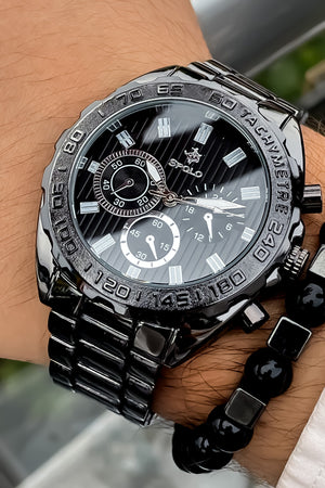Steel Band Men'S Wristwatch Waterproof
