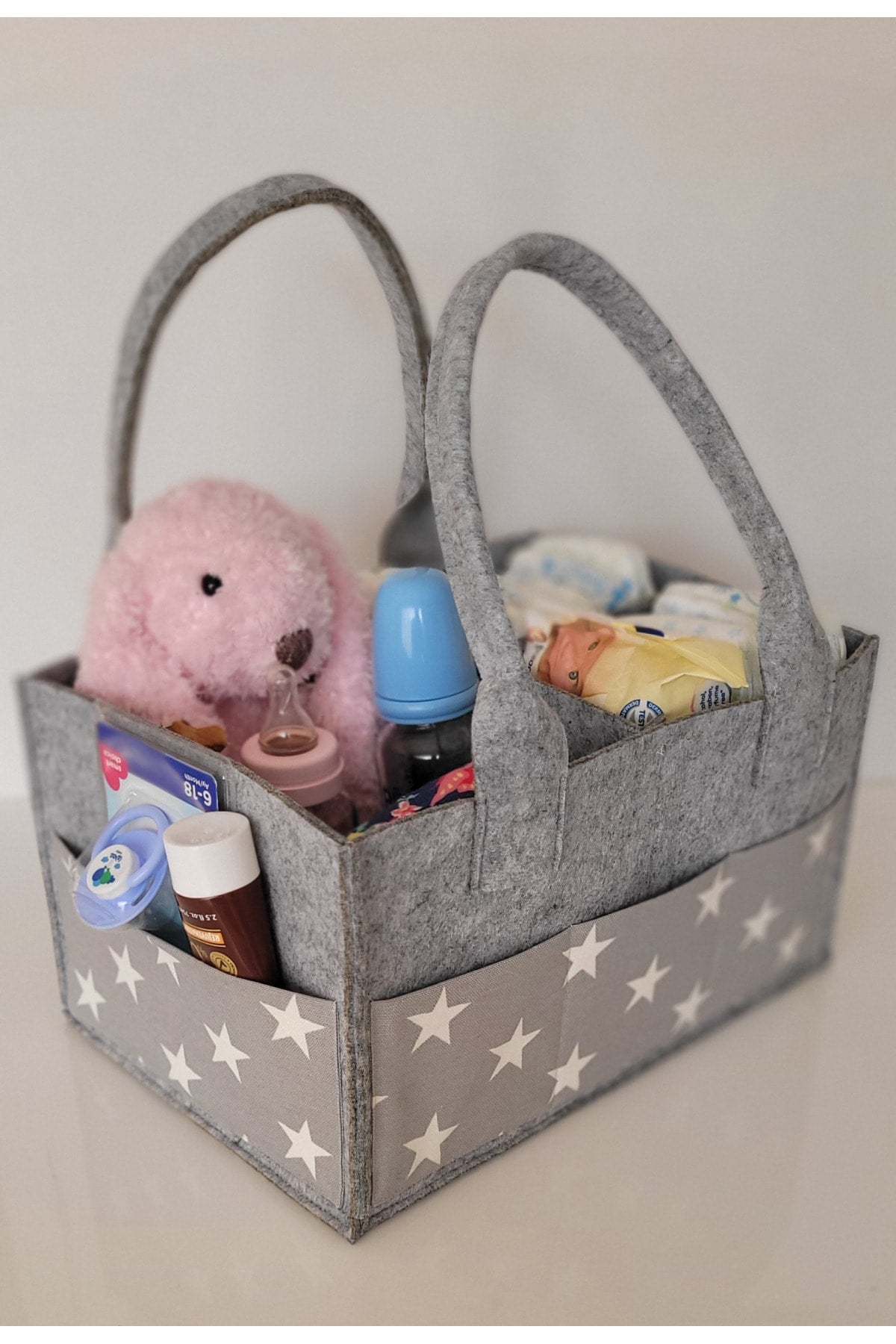 Handmade Multi-Purpose Felt Mother Baby Care And Organizer Bag Functional Organizer