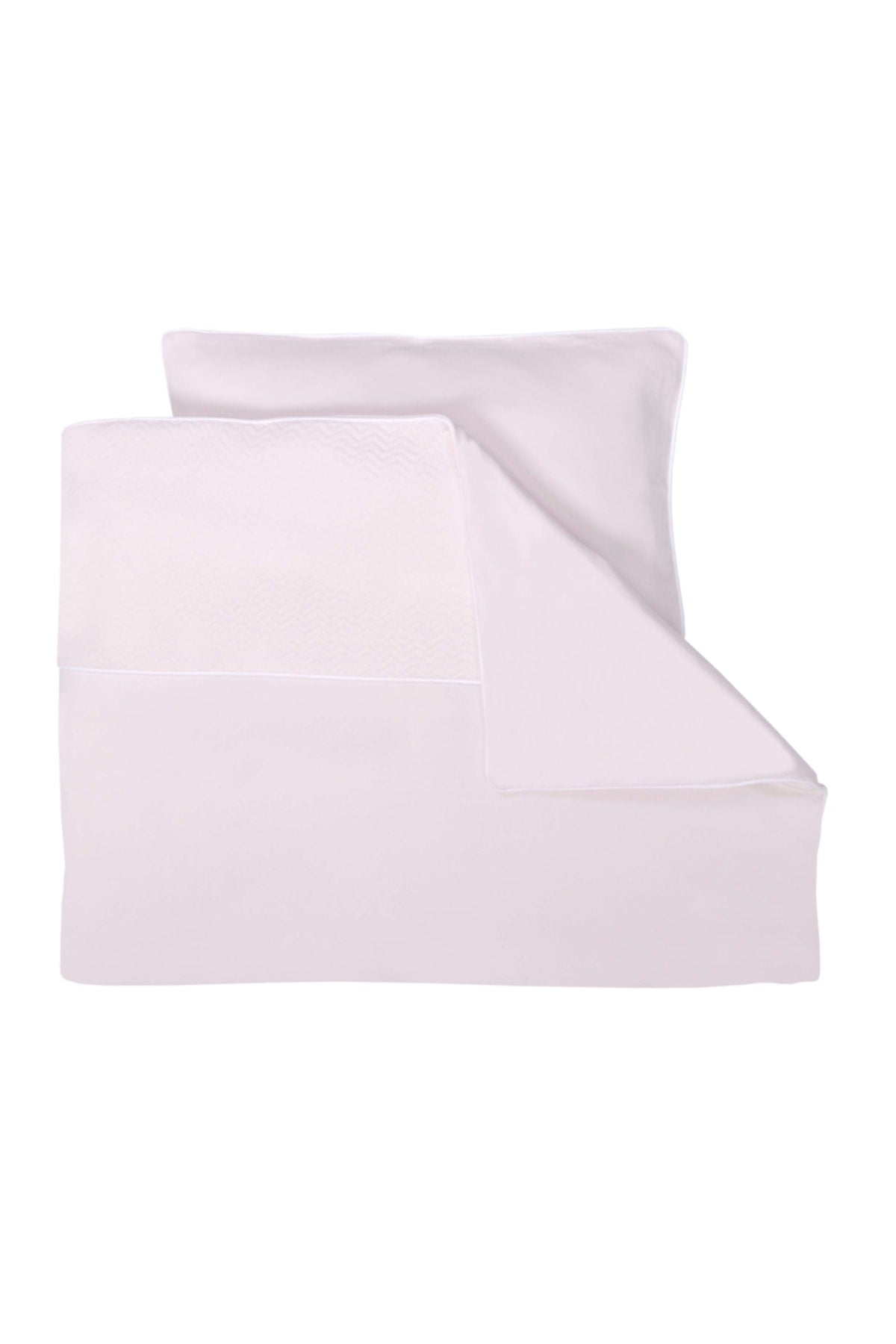 Chevron Light Pink Baby Duvet Cover Set 100X135