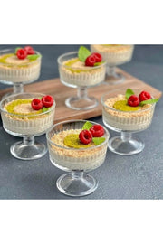 6 Pcs Elysia Footed Sugar Bowl Dessert Serving Ice Cream Bowl