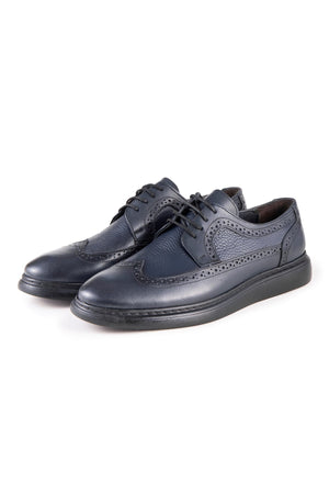 Lusso Genuine Leather Men'S Casual Classic Shoes, Genuine Leather Classic Shoes, Derby Classic