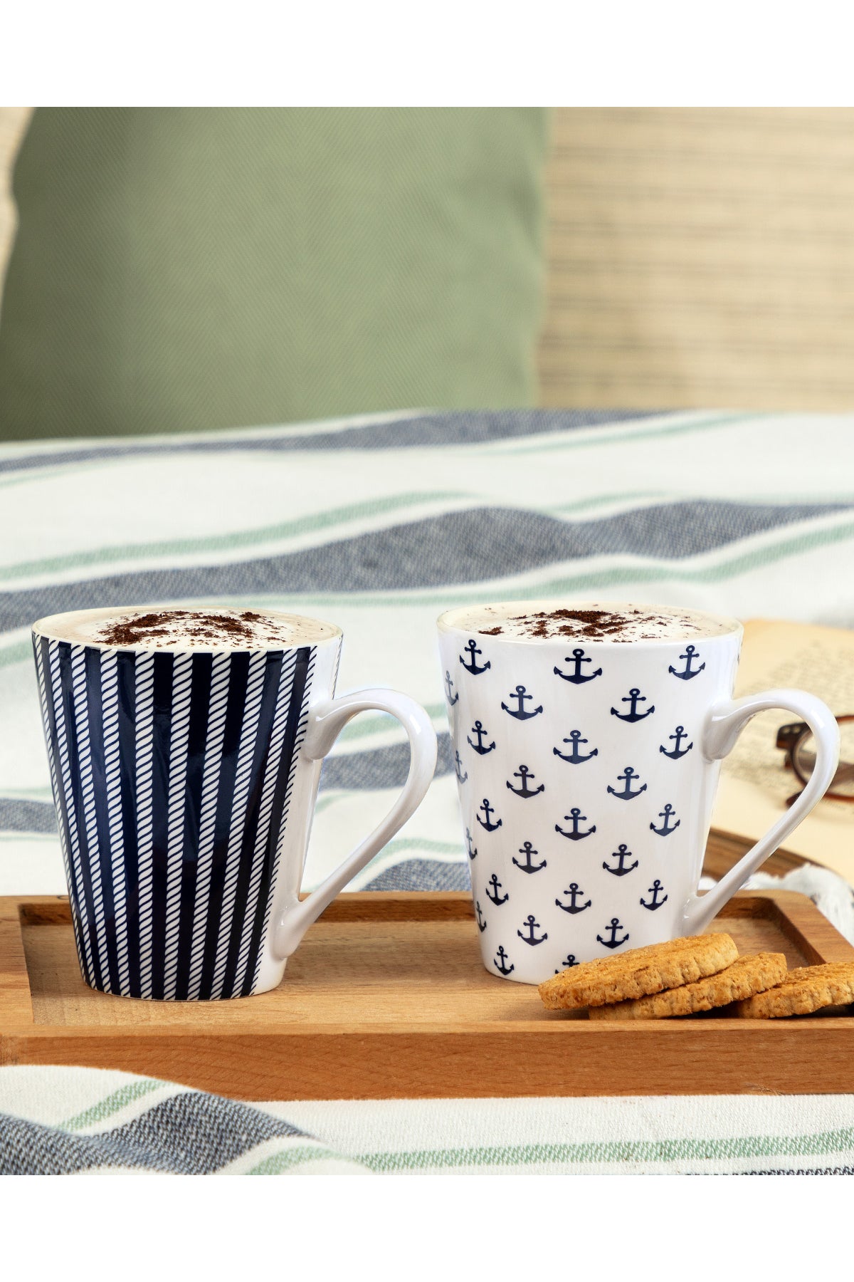 Maena Coolie 2-Piece Mug Set - Blue 300 Ml