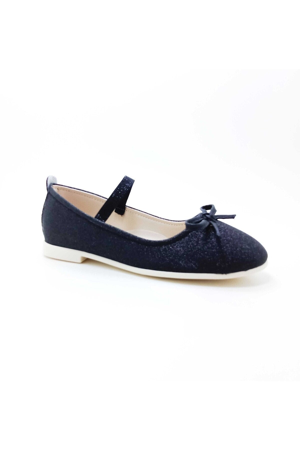 Girl's Elastic-Bow Detail Lightweight Flats(26-35 Num.)