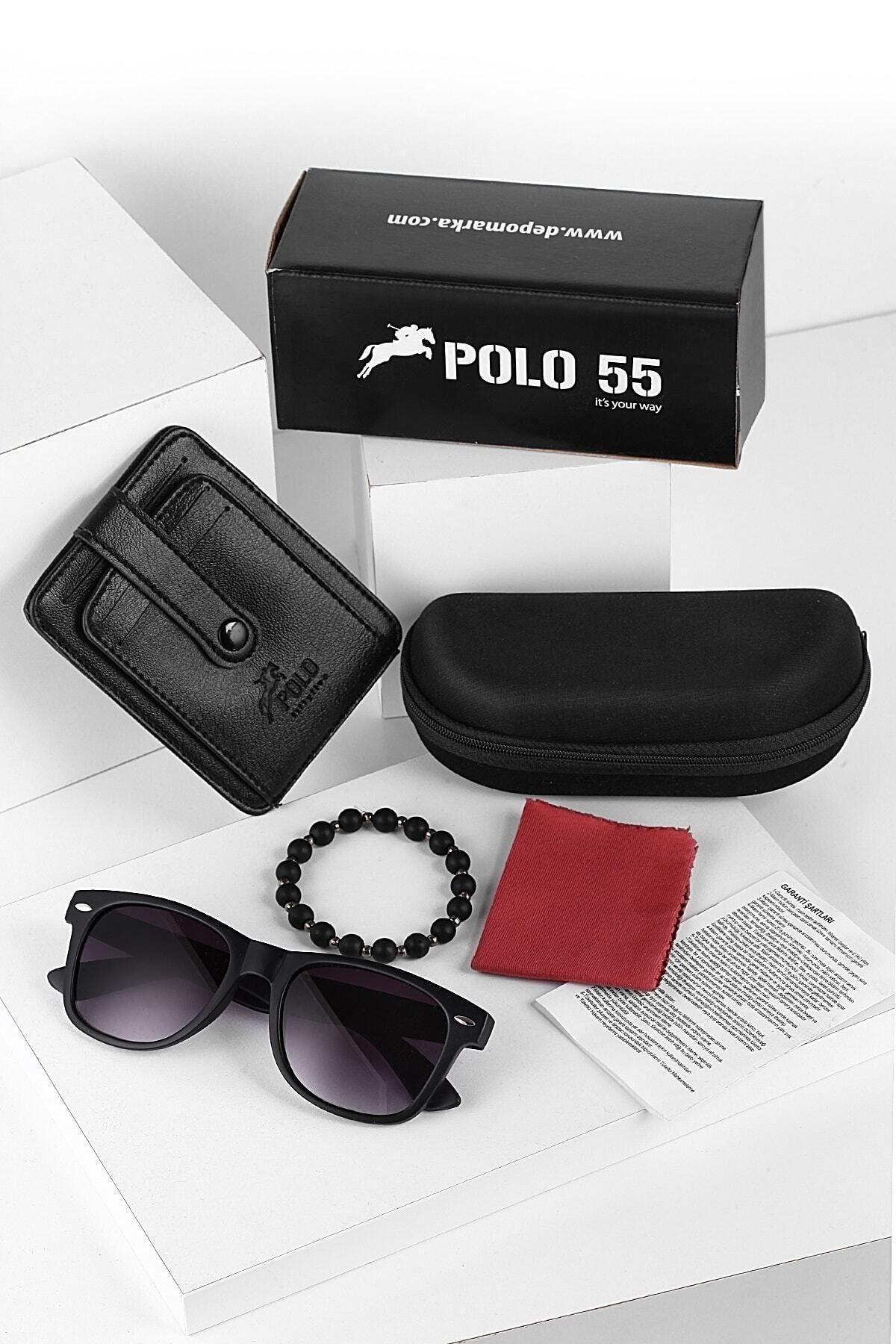 Wayfarerset Sunglasses Card Holder And Wristband Set - Swordslife