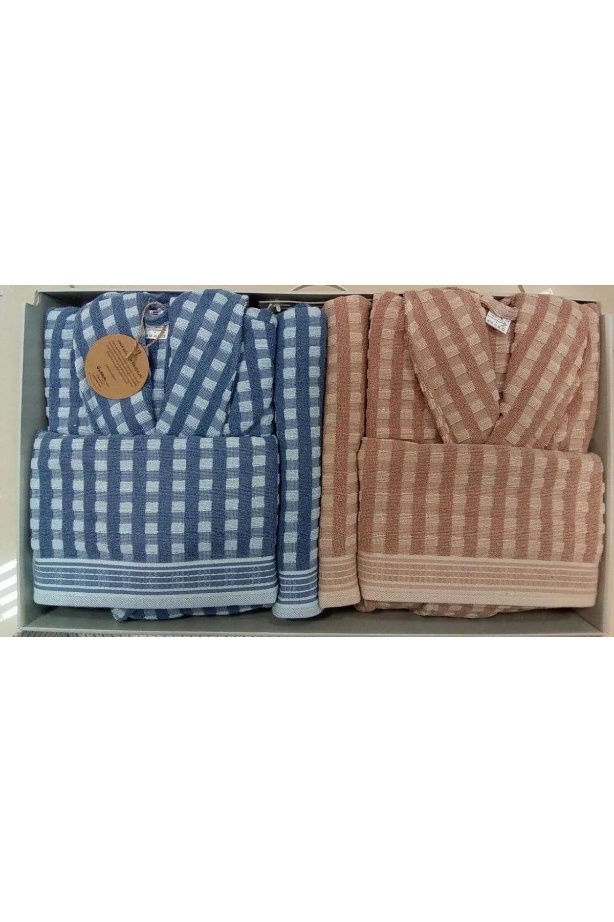 Bathrobe Set Plus Beige Indigo - Swordslife