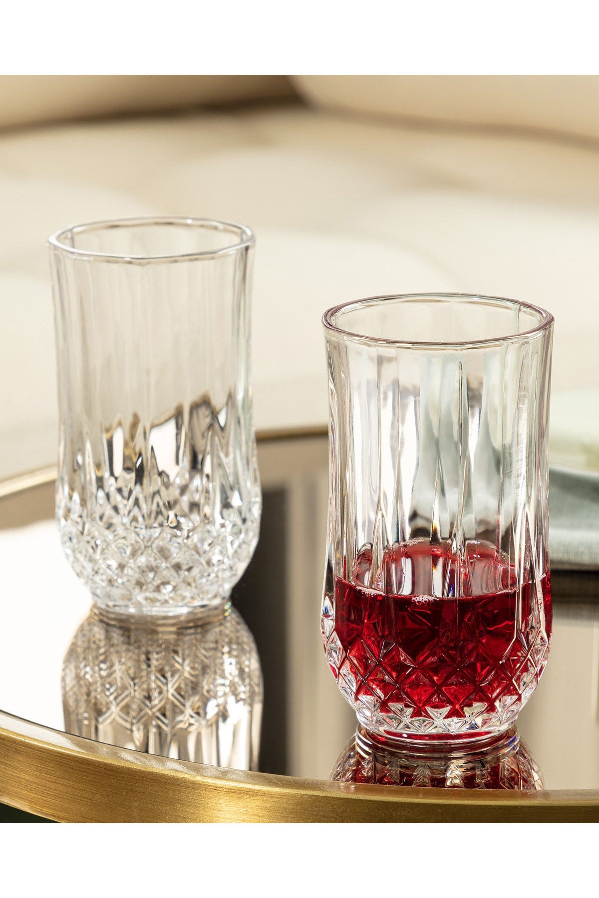 Audrey Set Of 4 Tall Liquor Glasses 140 Ml