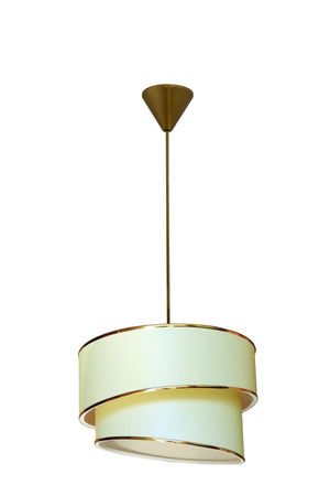 Ruzgar Modern Single Pendant Lamp Chandelier Beige Es119