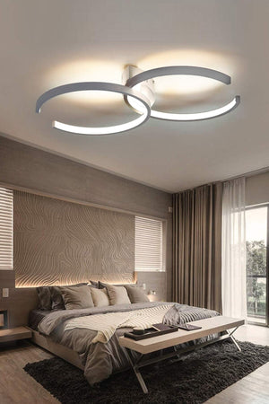 Chance C Modern Double Gray Case Led Double Chandelier