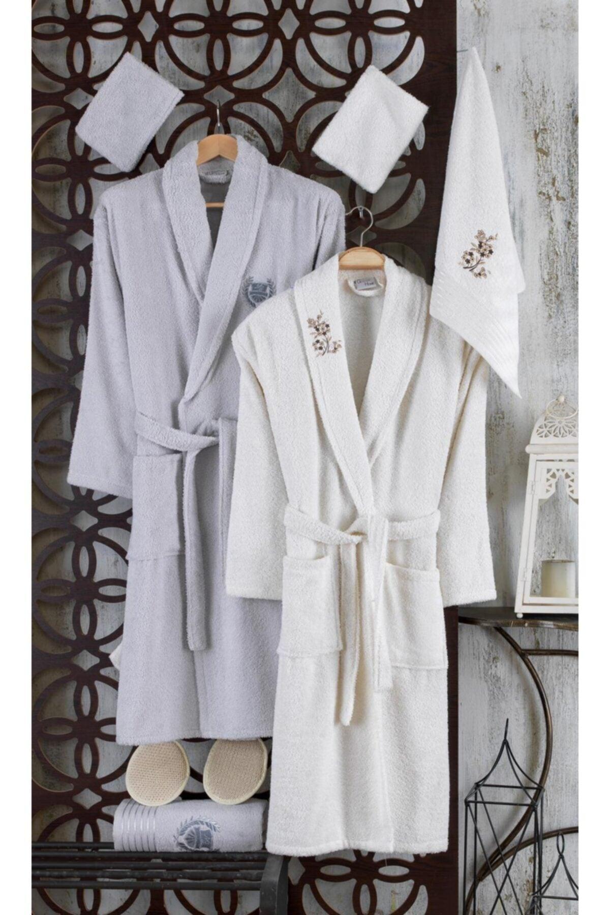 Dream 10 Piece Embroidered Bathrobe Set | Bathrobe Set | Dowry set - Swordslife