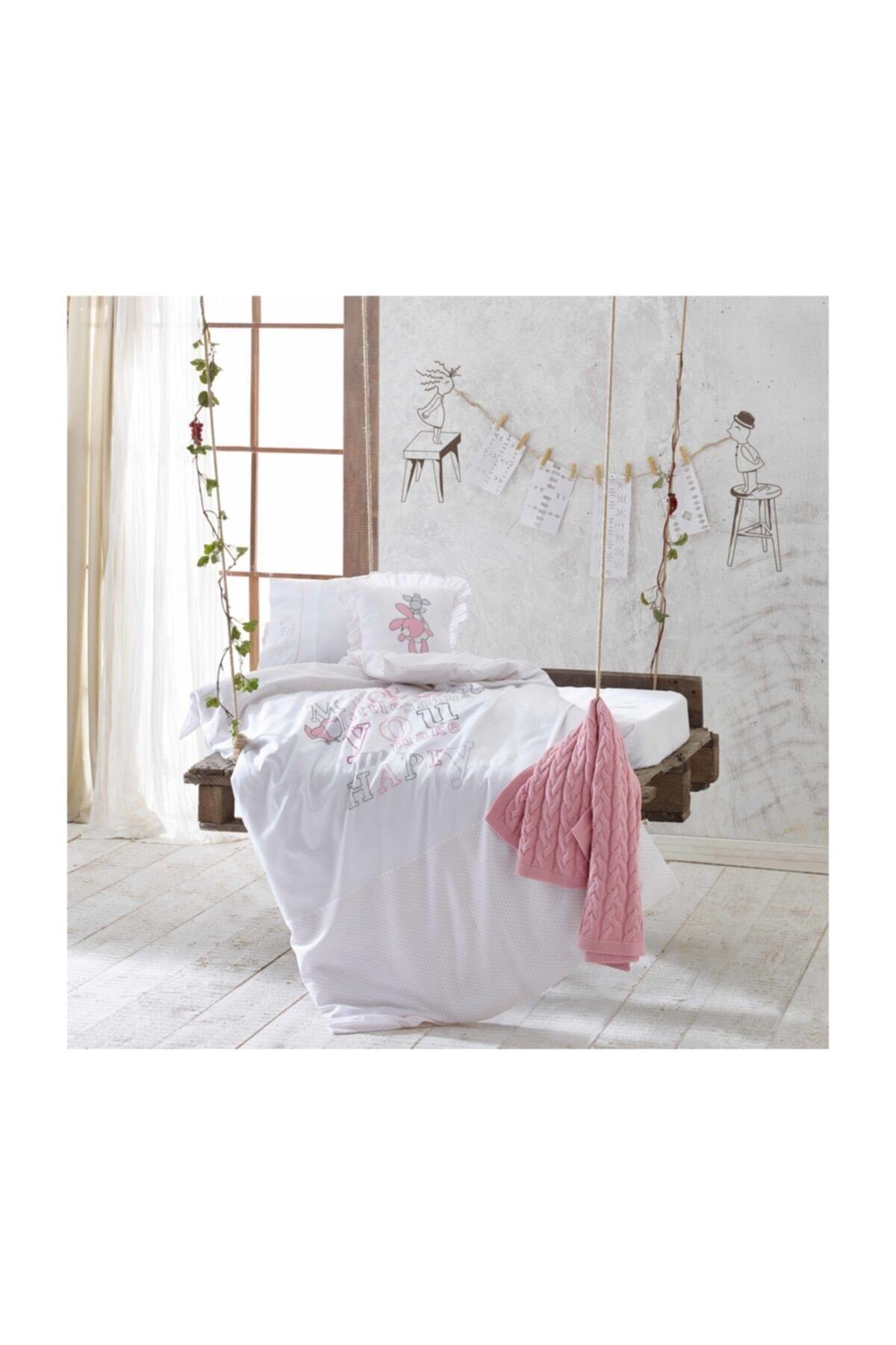 Ecocotton Organic Cotton Baby Duvet Cover Set Happy Animals