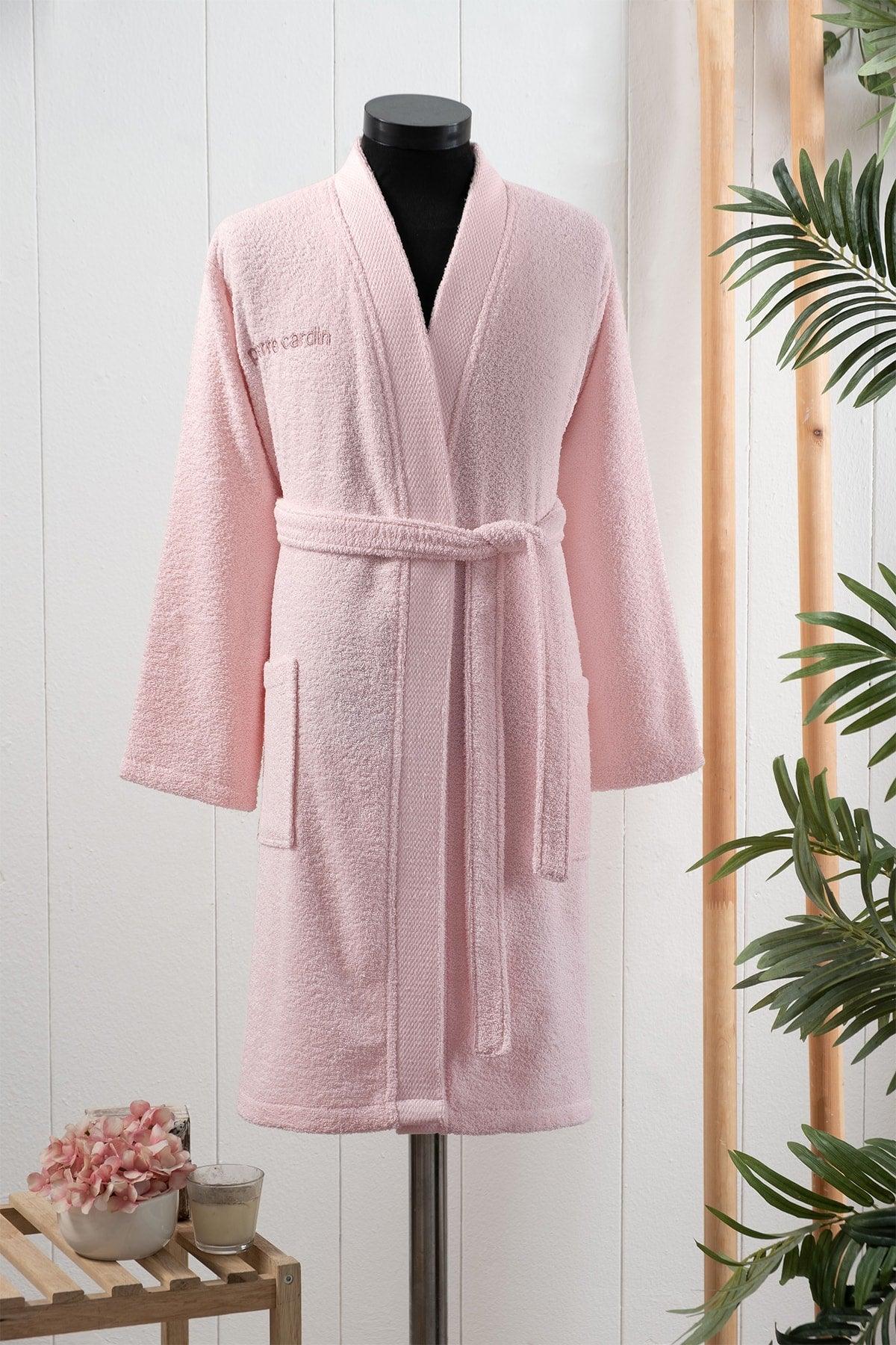 Women's Bathrobe Plain Powder - Swordslife