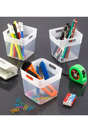 Set Of 6 Refrigerator & Cover Organizer, Organizer (Transparent)
