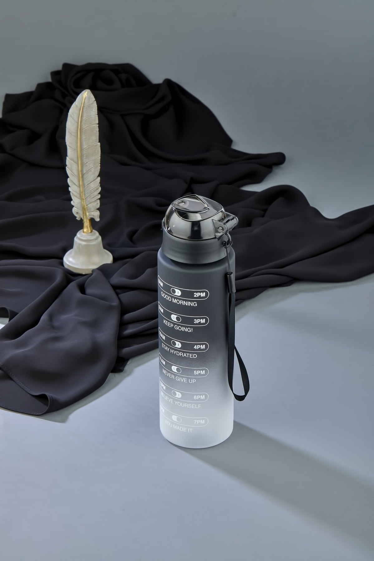 Motivational Polycarbonate Water Flask Water Bottle Drinker 800 Ml Gym Water Bottle