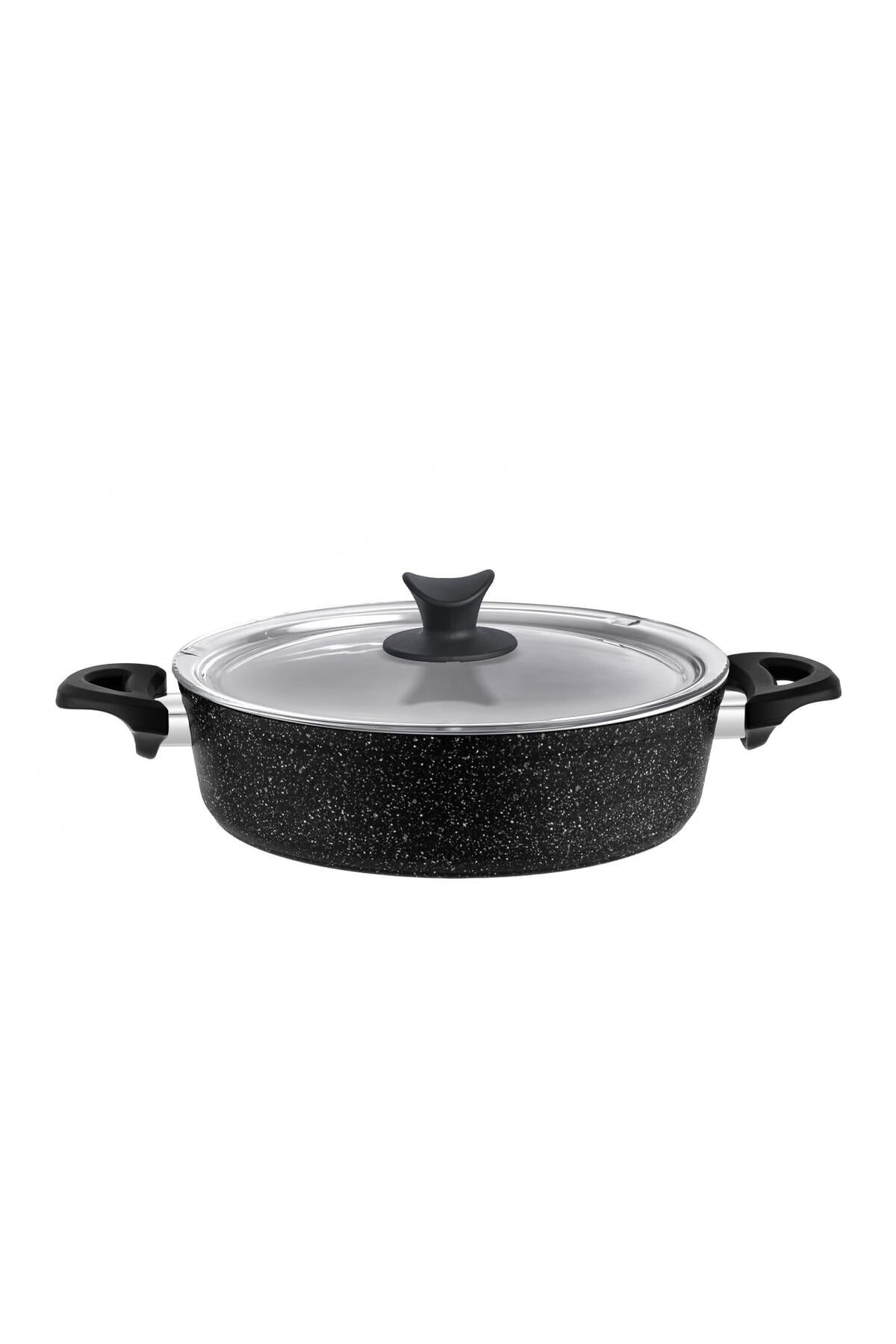 Master Cook 7 Pieces Granite Cookware Black