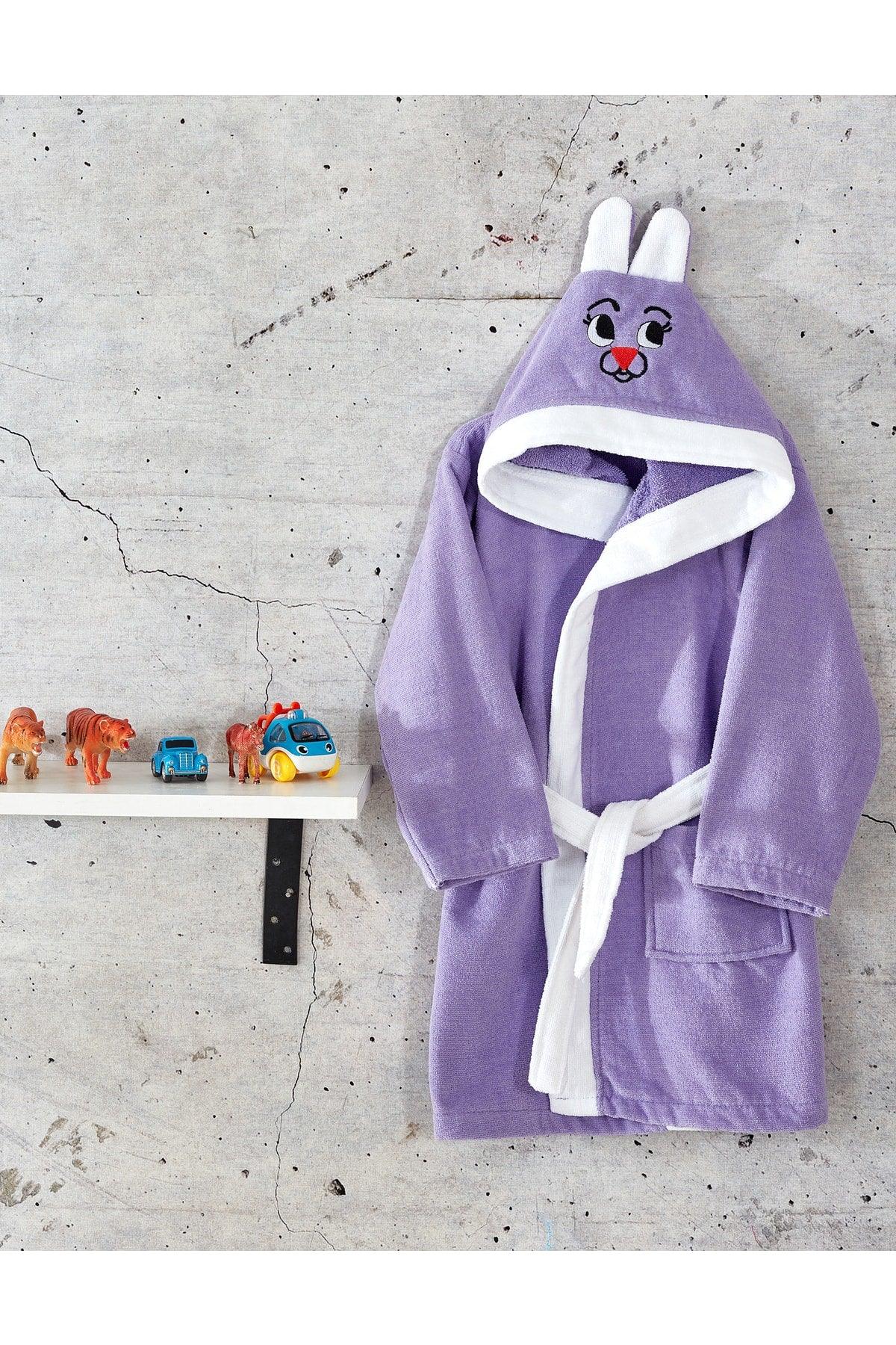 Hooded 100% Cotton Kids Bathrobe - Swordslife