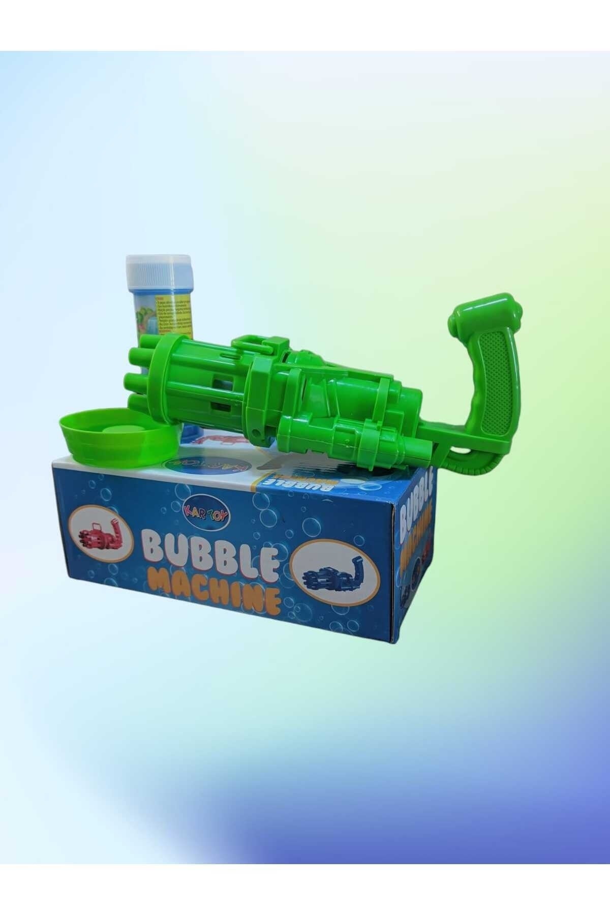 Battery Operated Foam Toy Bubble Foam Machine Gun Bubble Machine + 50 Ml Bubble Liquid