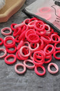 Women's 50s Pinky Pink Rubber Buckle Set - Swordslife