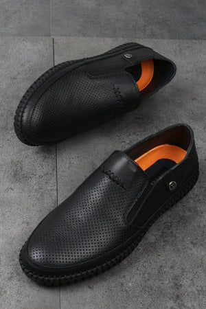 Casual Casual Summer Men'S Shoes Lace-Up Genuine Leather Men'S Shoes