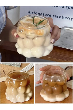 Heat Resistant Borosilicate Bead Shaped Cup | Coffee And Presentation Glass | Borosilicate Glass