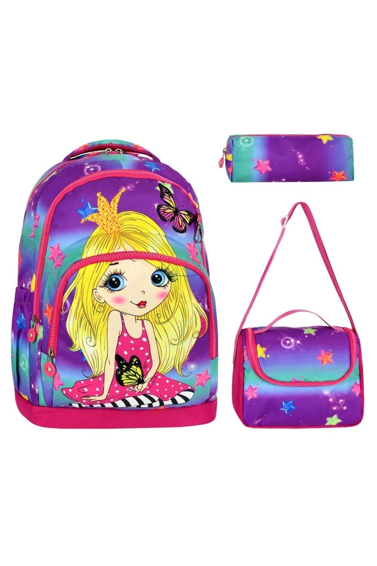 Yigit Boutique Printed Girls' School Bag